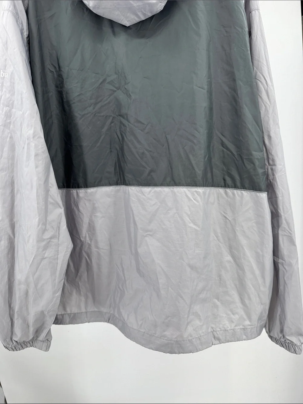 Columbia full zip Arkansas Razorbacks Two-Tone Gray Black Hooded Jacket XL